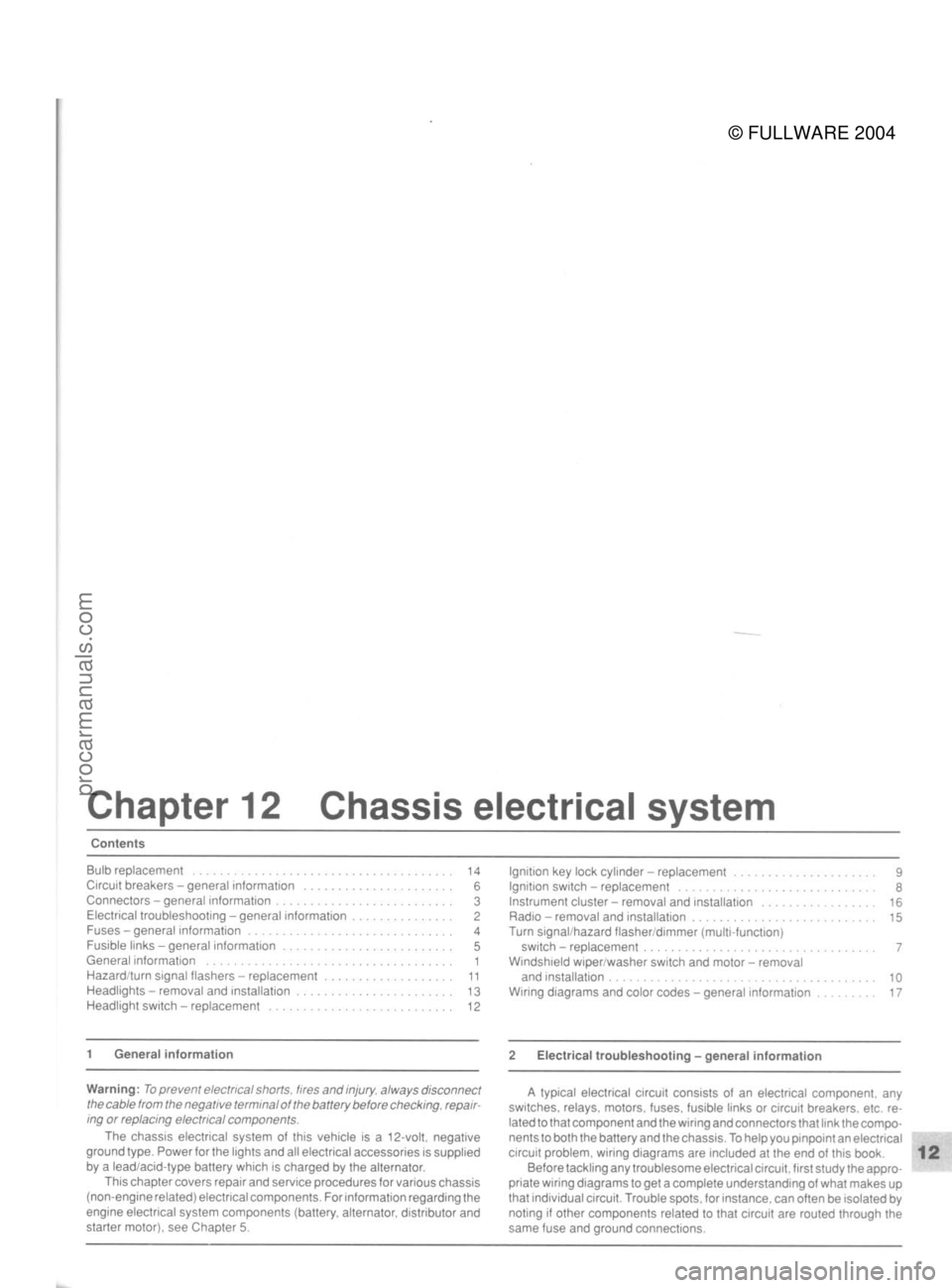 FORD MUSTANG 1979 Service Repair Manual
© FULLWARE 2004procarmanuals.com FORD MUSTANG 1979 Service Repair Manual
© FULLWARE 2004procarmanuals.com