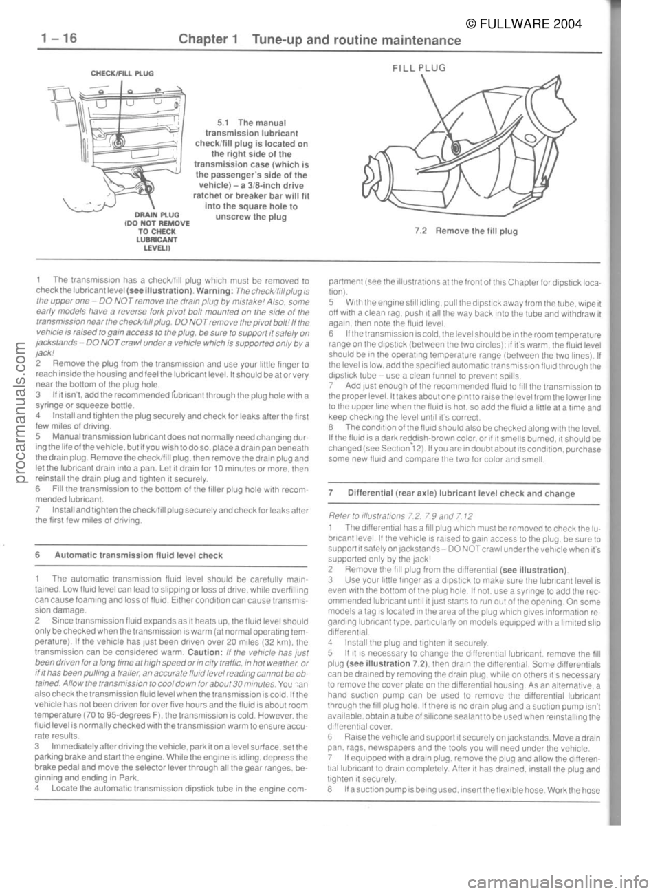 FORD MUSTANG 1979  Service Service Manual © FULLWARE 2004procarmanuals.com 