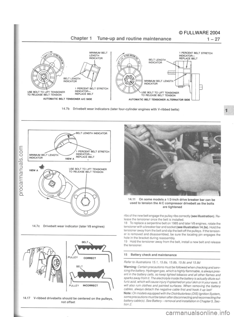 FORD MUSTANG 1979 Service Workshop Manual
© FULLWARE 2004procarmanuals.com FORD MUSTANG 1979 Service Workshop Manual
© FULLWARE 2004procarmanuals.com