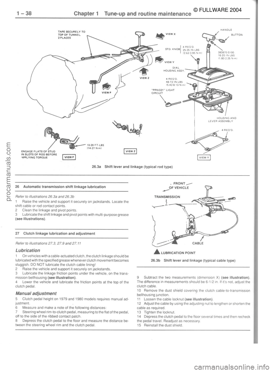 FORD MUSTANG 1979  Service Manual PDF © FULLWARE 2004procarmanuals.com 