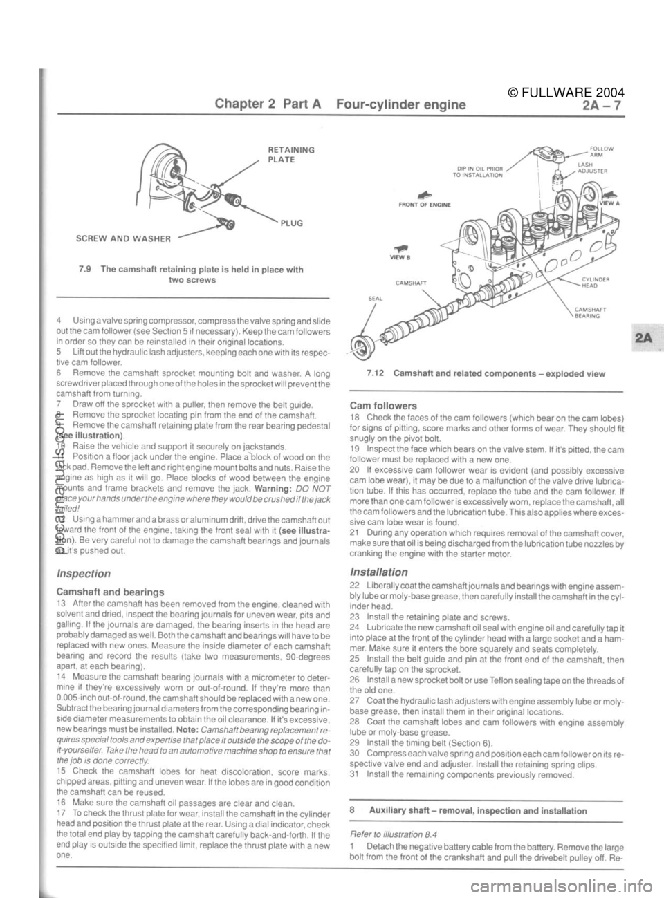 FORD MUSTANG 1979  Service Manual Online 
© FULLWARE 2004procarmanuals.com 