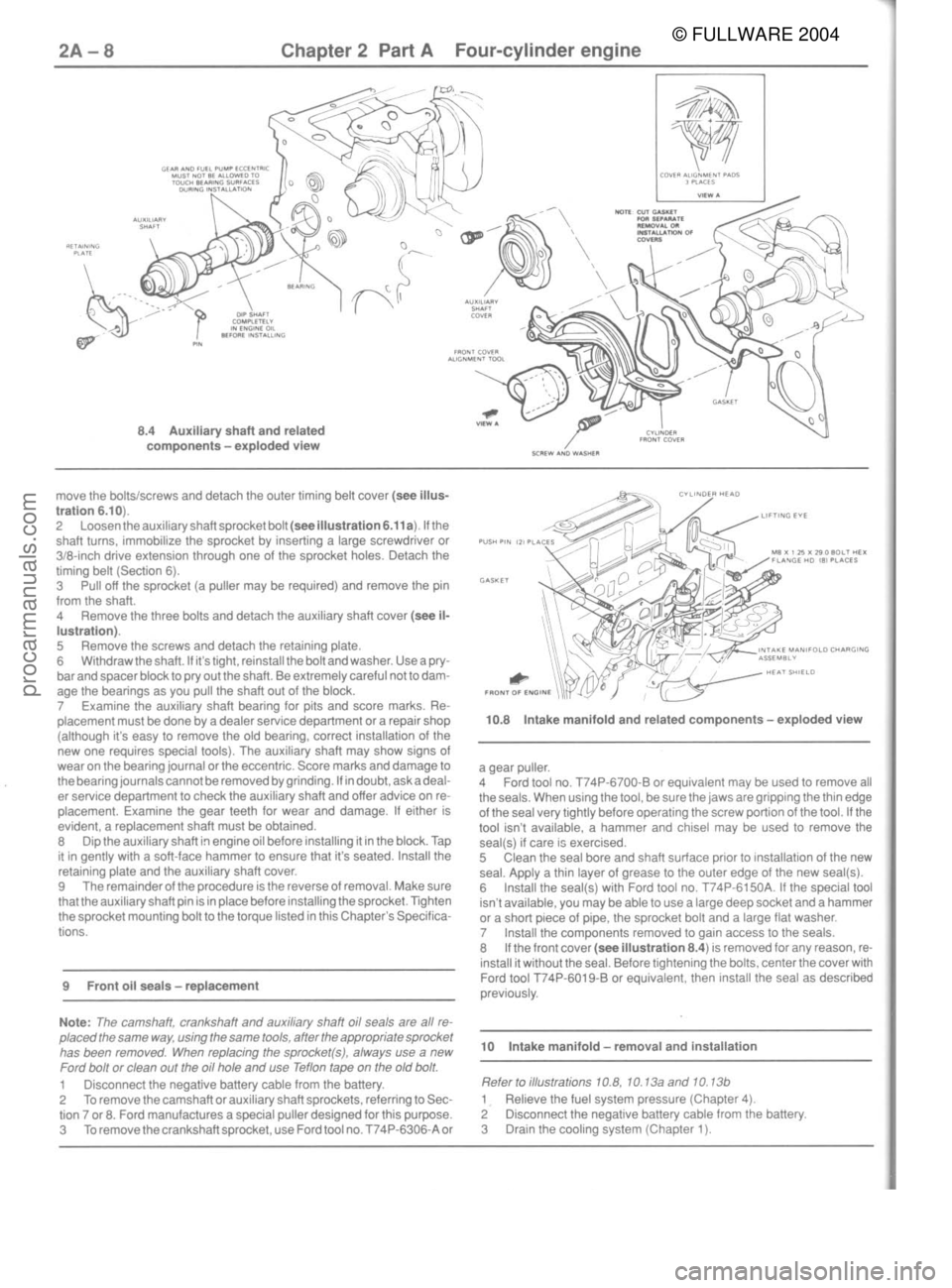 FORD MUSTANG 1979  Service Owners Manual © FULLWARE 2004procarmanuals.com 