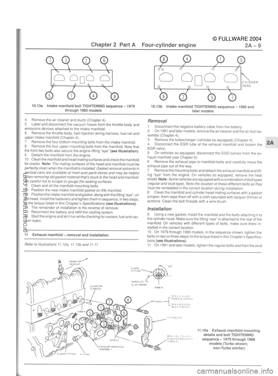 FORD MUSTANG 1979  Service Owners Manual 
© FULLWARE 2004procarmanuals.com 