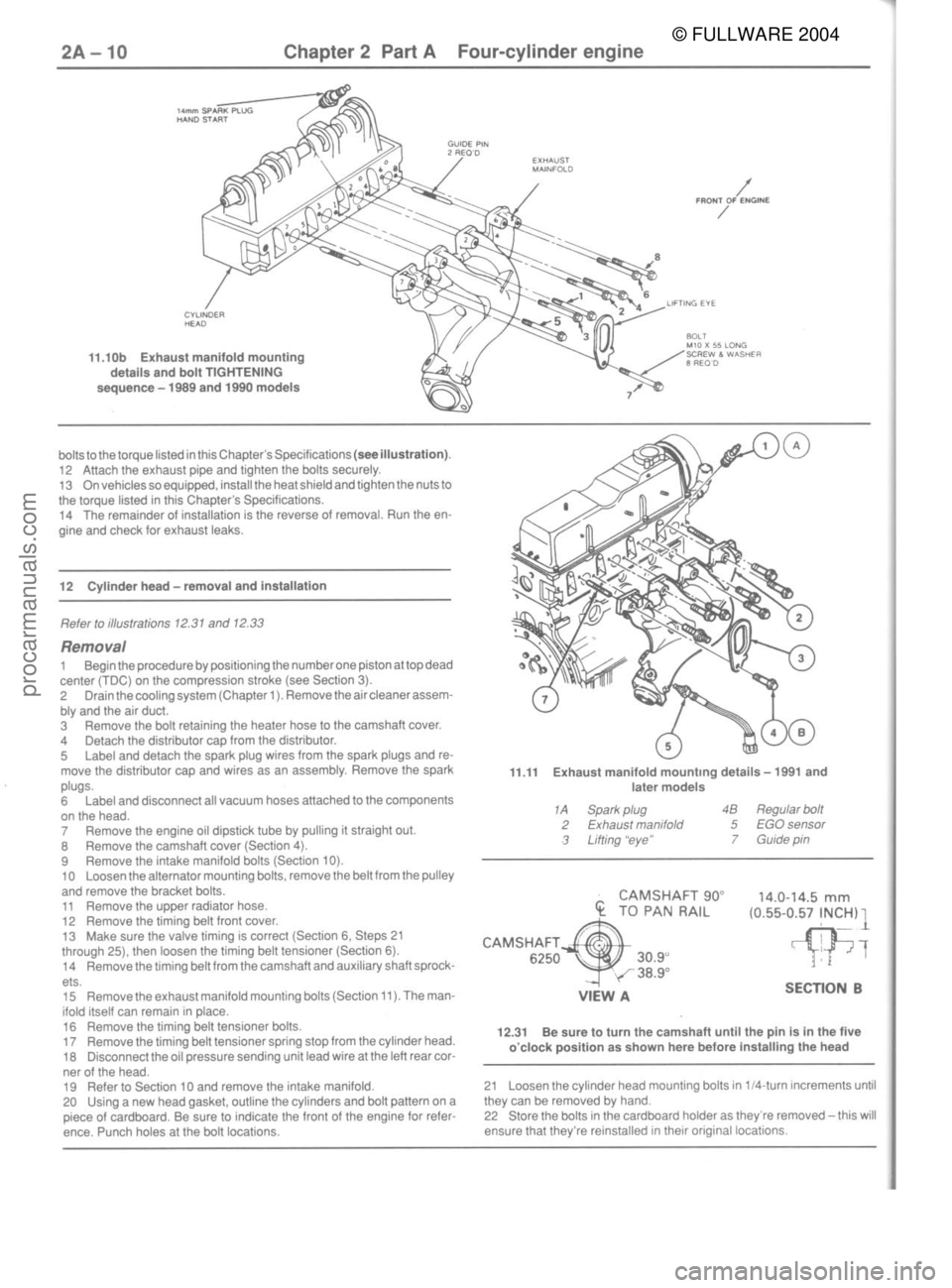 FORD MUSTANG 1979  Service Owners Manual © FULLWARE 2004procarmanuals.com 