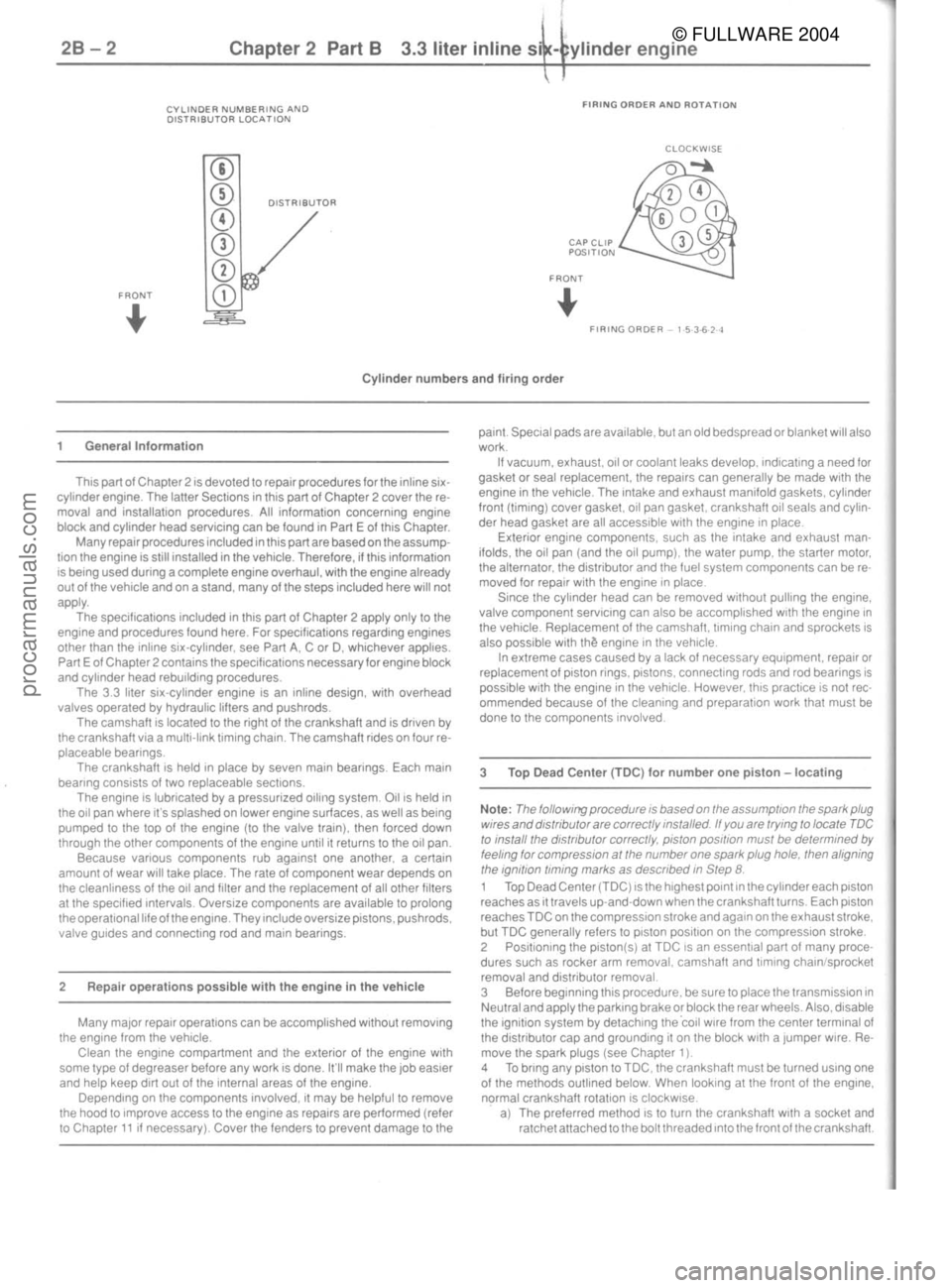 FORD MUSTANG 1979  Service Owners Manual © FULLWARE 2004procarmanuals.com 