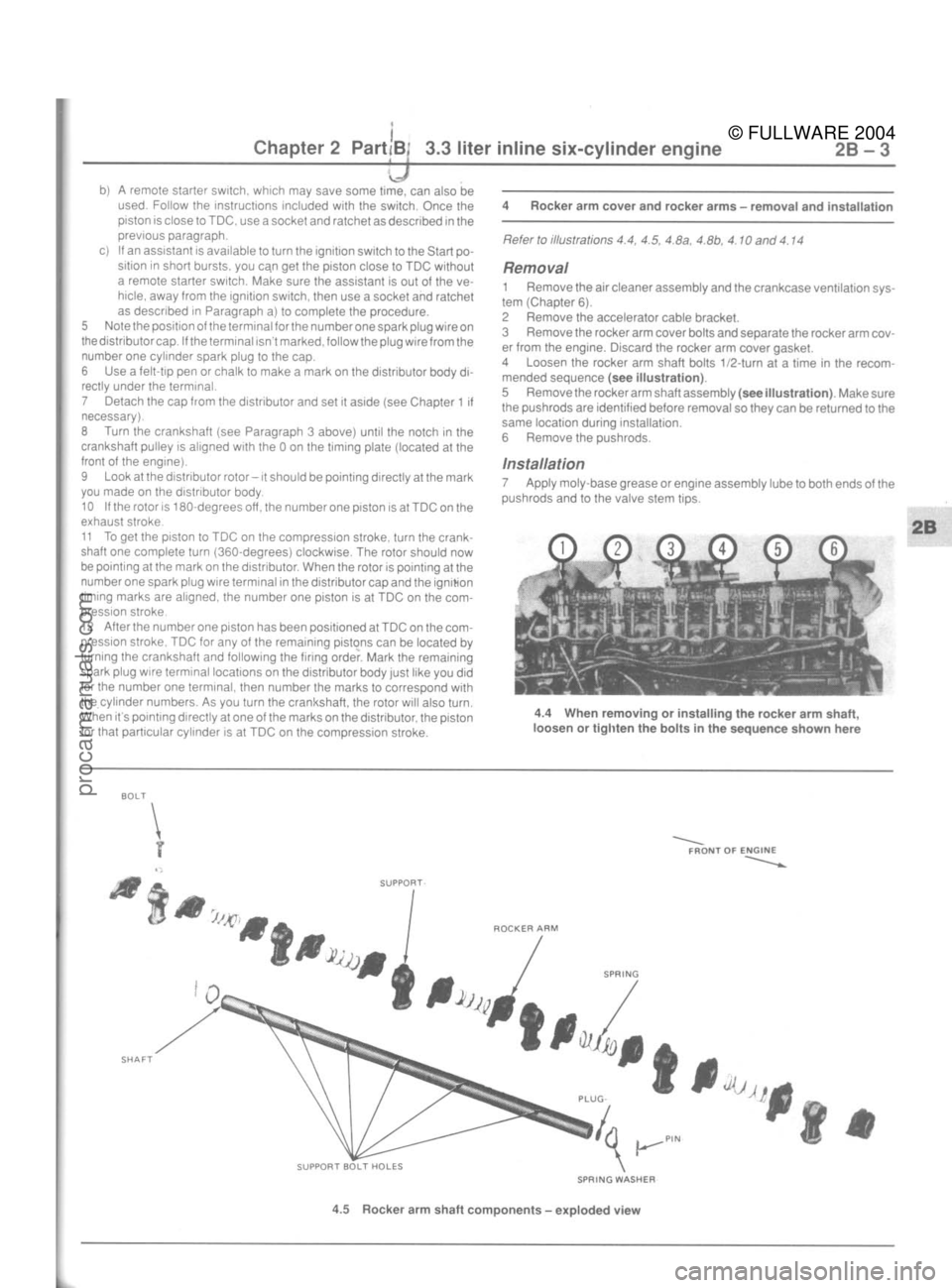 FORD MUSTANG 1979  Service Owners Manual 
© FULLWARE 2004procarmanuals.com 