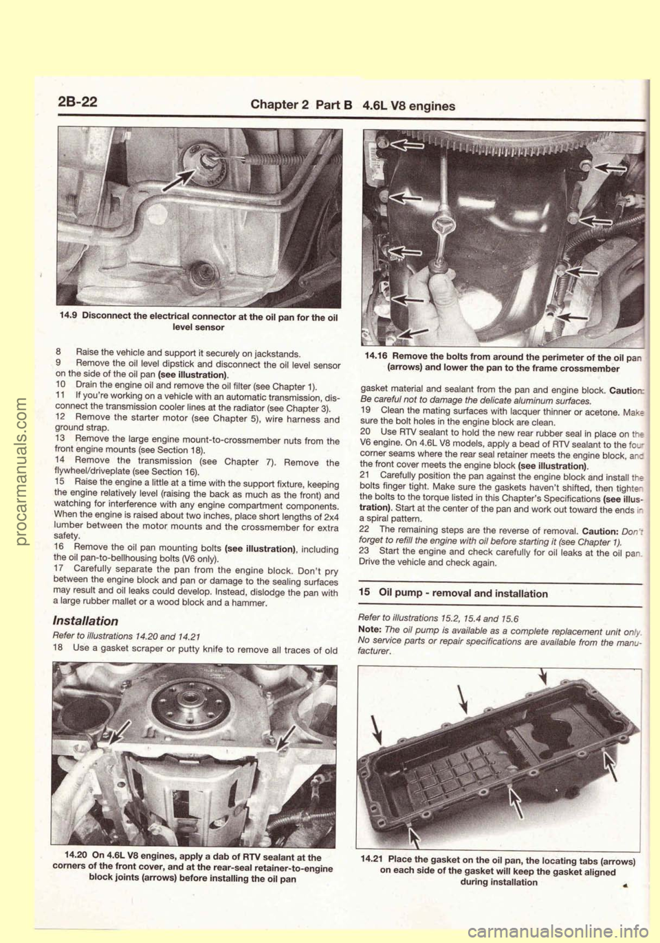 FORD MUSTANG 1994  Service Repair Manual procarmanuals.com 