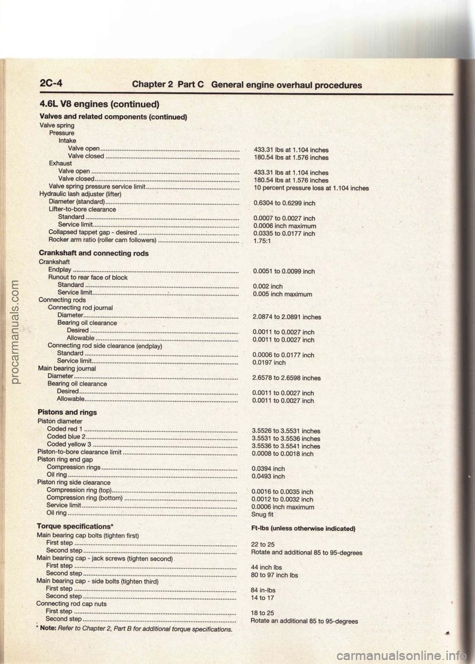 FORD MUSTANG 1994  Service Repair Manual procarmanuals.com 