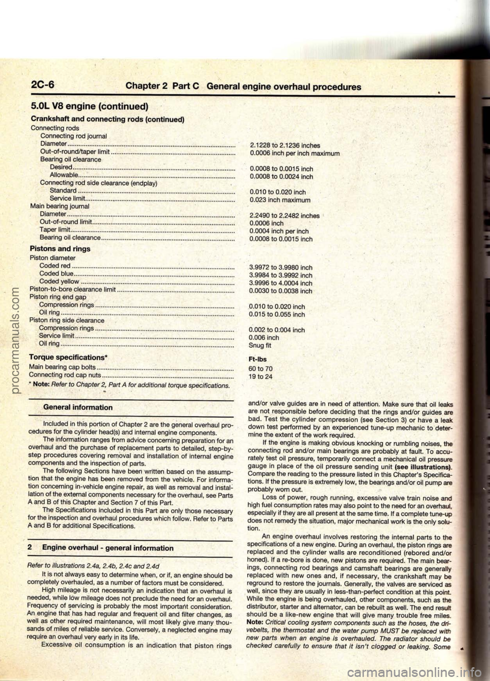 FORD MUSTANG 1994  Service Repair Manual procarmanuals.com 