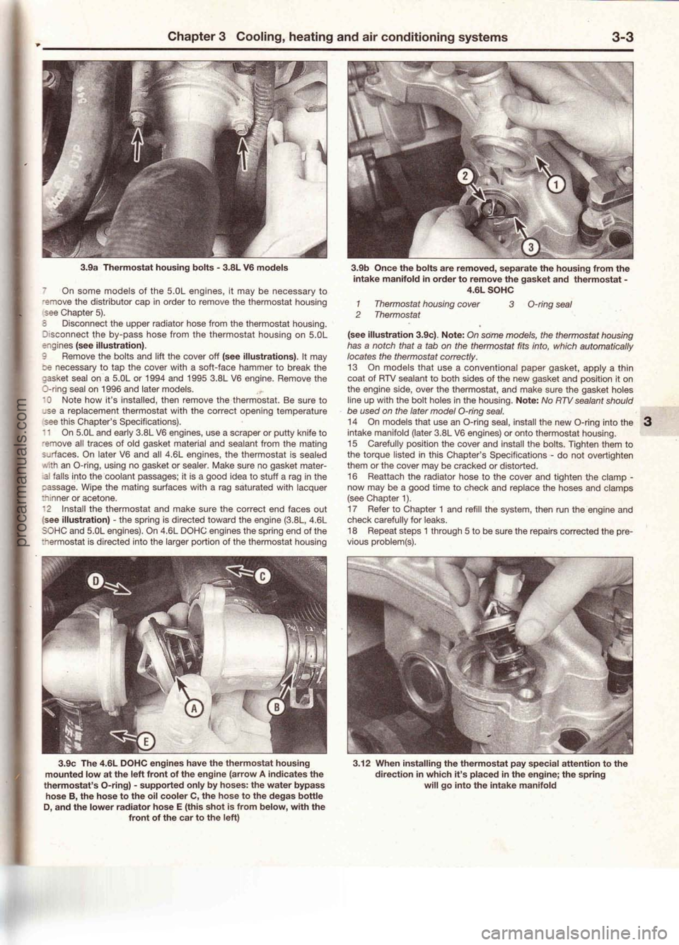 FORD MUSTANG 1994  Service Repair Manual procarmanuals.com 
