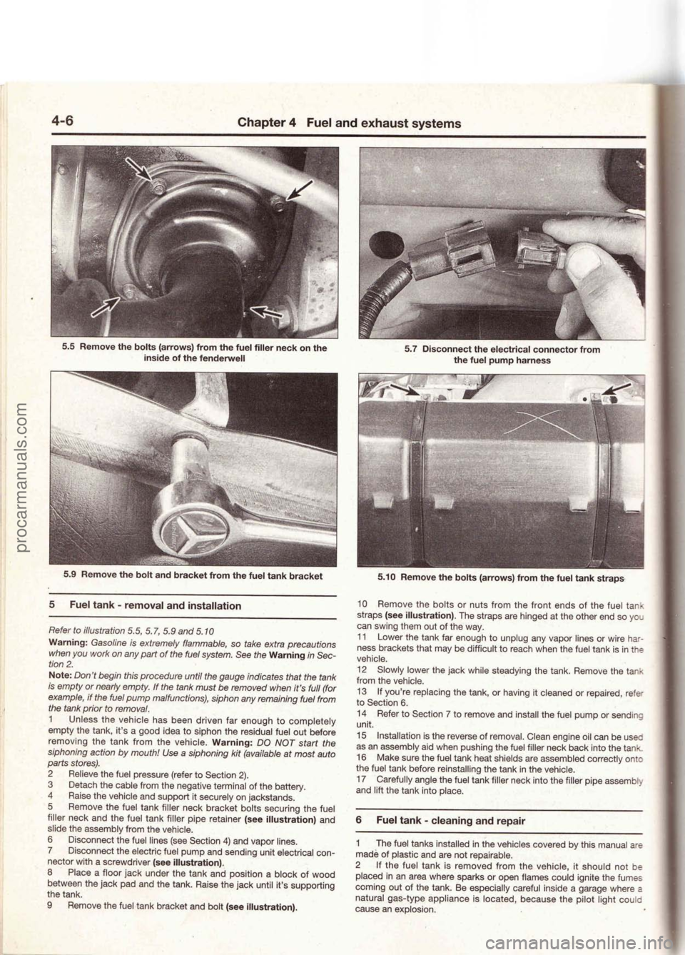 FORD MUSTANG 1994  Service Repair Manual procarmanuals.com 