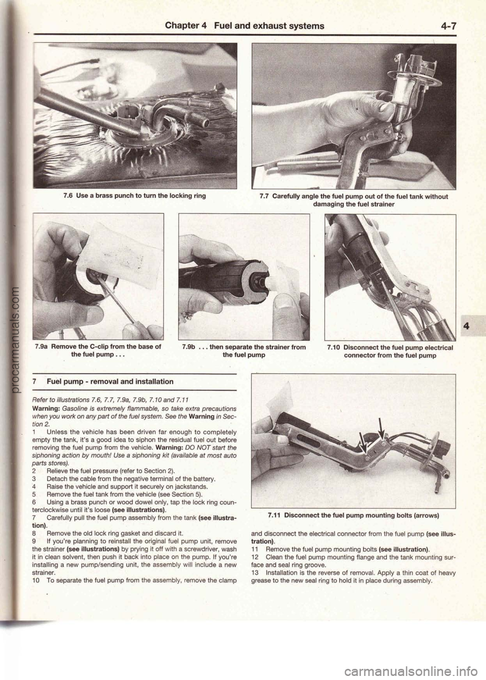 FORD MUSTANG 1994  Service Repair Manual procarmanuals.com 