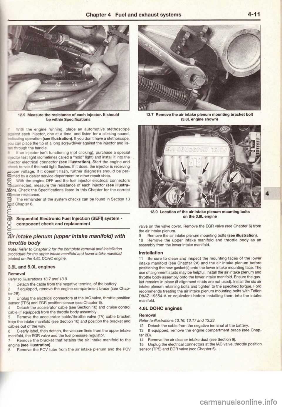 FORD MUSTANG 1994  Service Repair Manual procarmanuals.com 