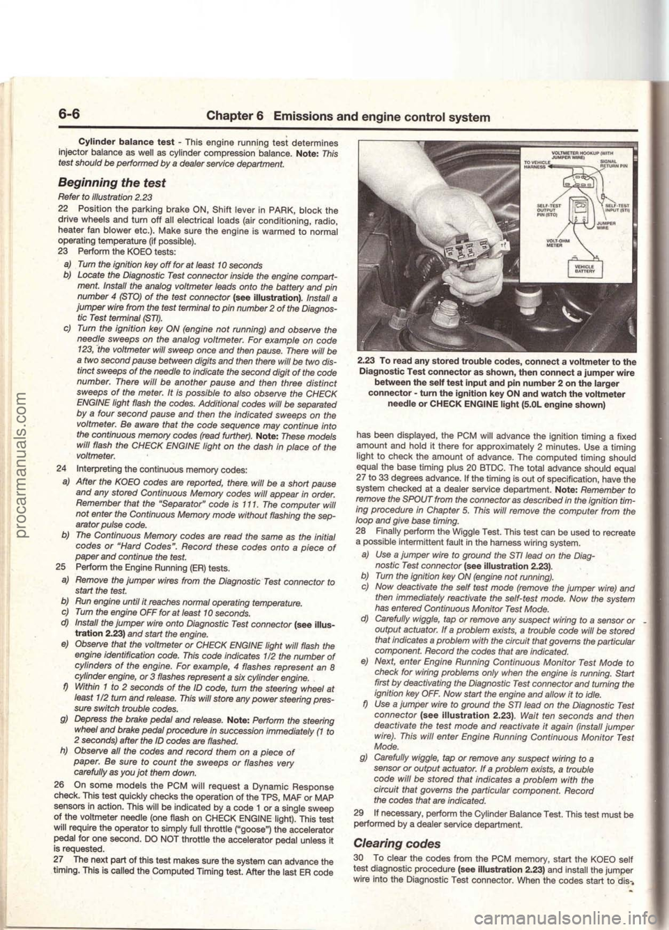 FORD MUSTANG 1994  Service Repair Manual procarmanuals.com 