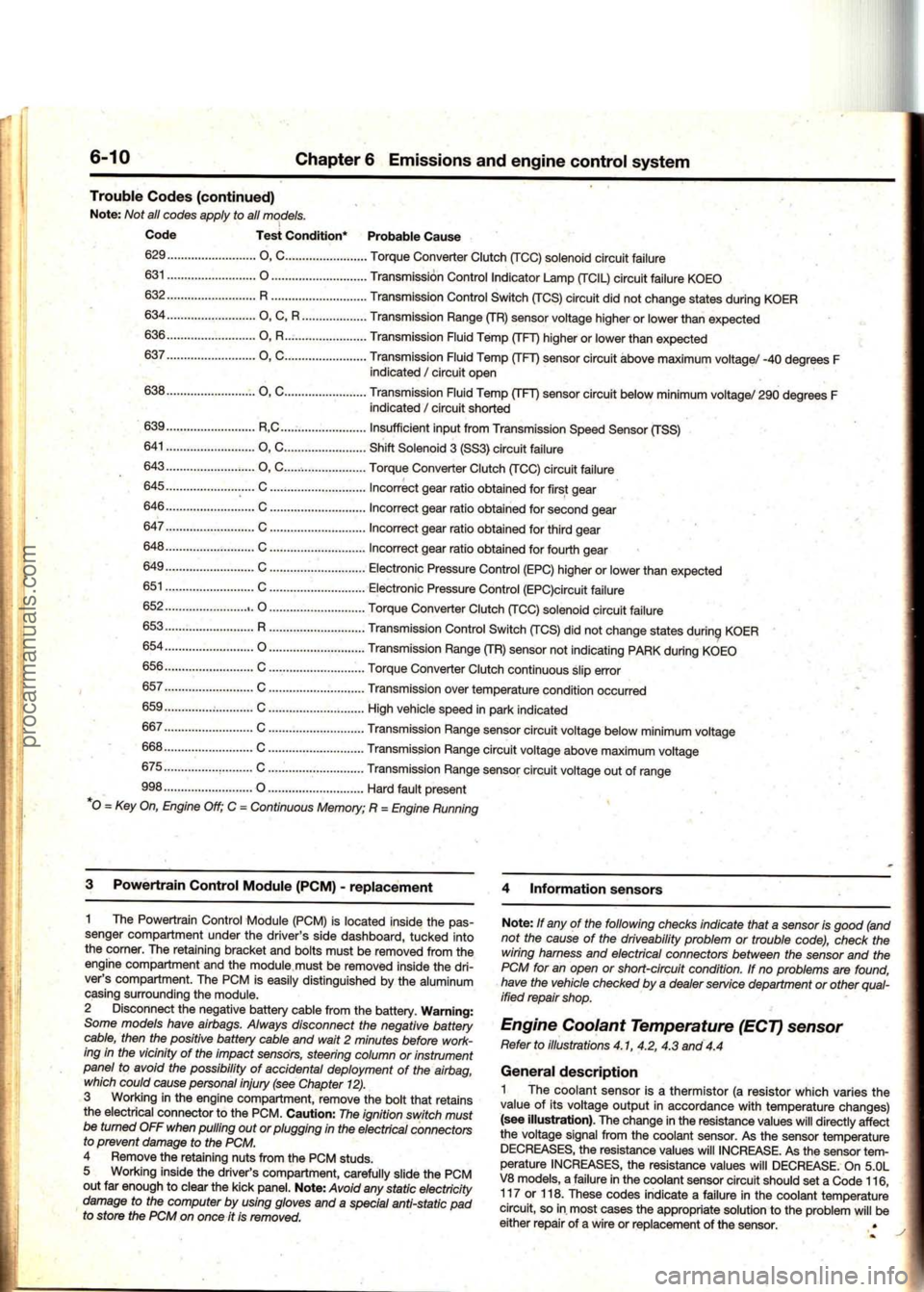 FORD MUSTANG 1994  Service Repair Manual procarmanuals.com 