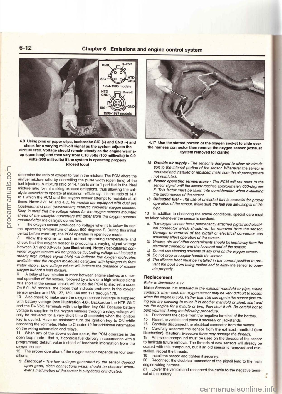 FORD MUSTANG 1994  Service Repair Manual procarmanuals.com 