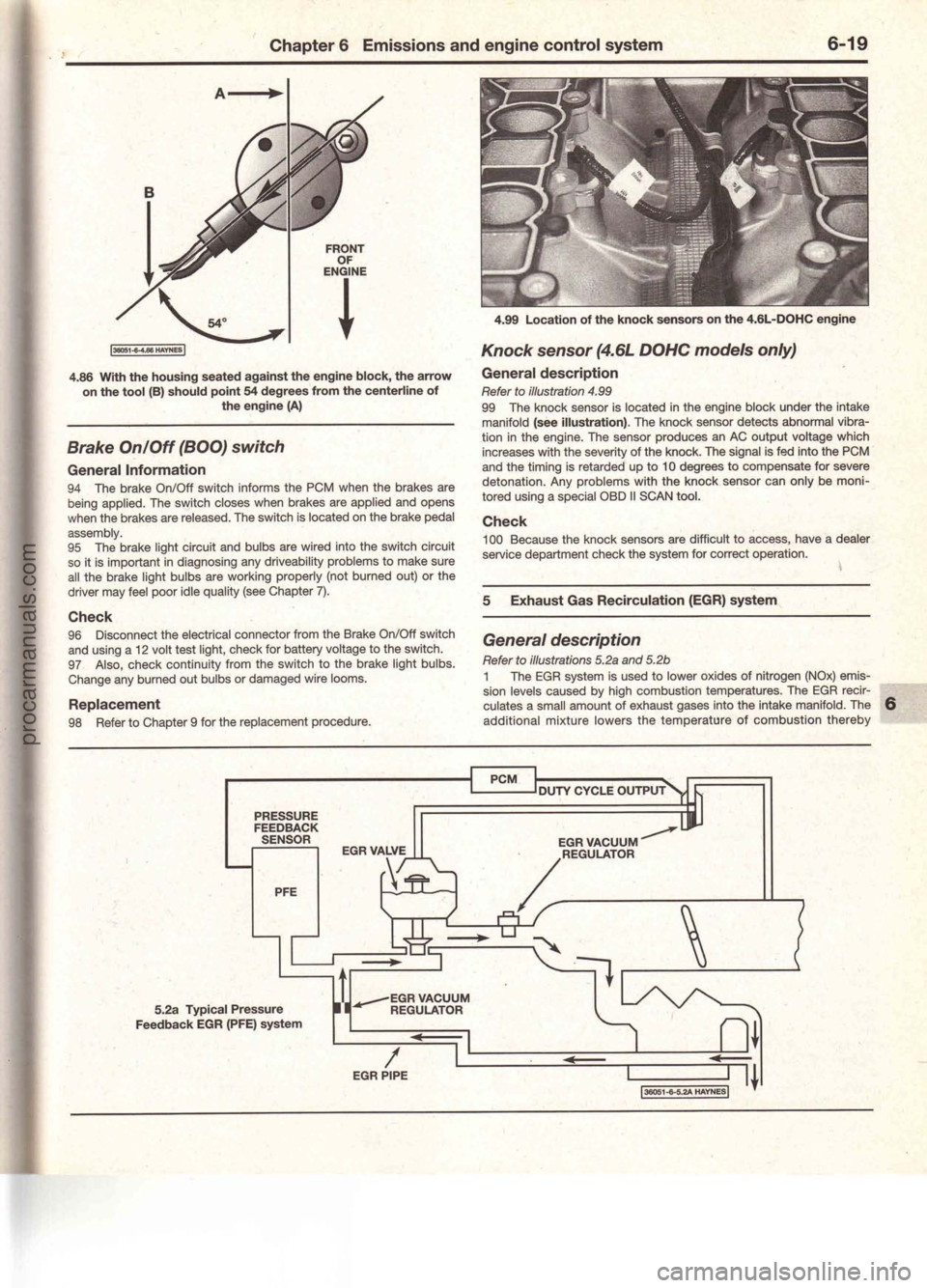 FORD MUSTANG 1994  Service Repair Manual procarmanuals.com 