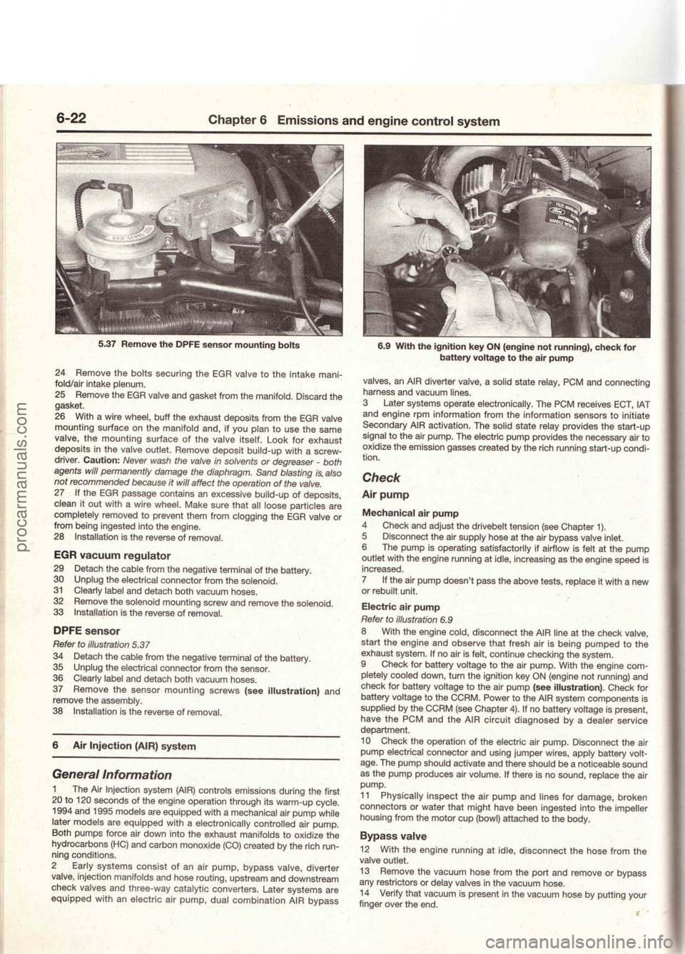 FORD MUSTANG 1994  Service Repair Manual procarmanuals.com 