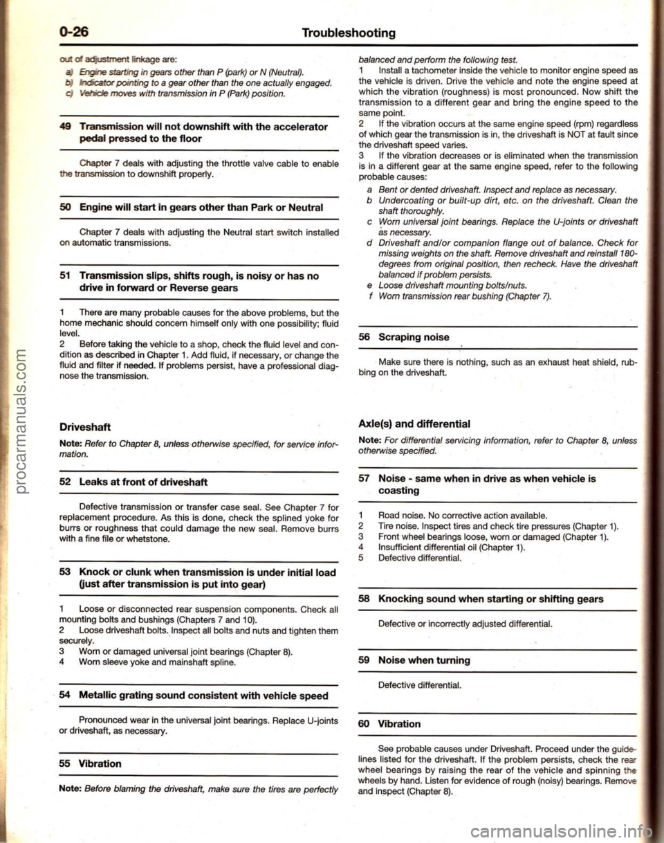 FORD MUSTANG 1994  Service Owners Manual procarmanuals.com 