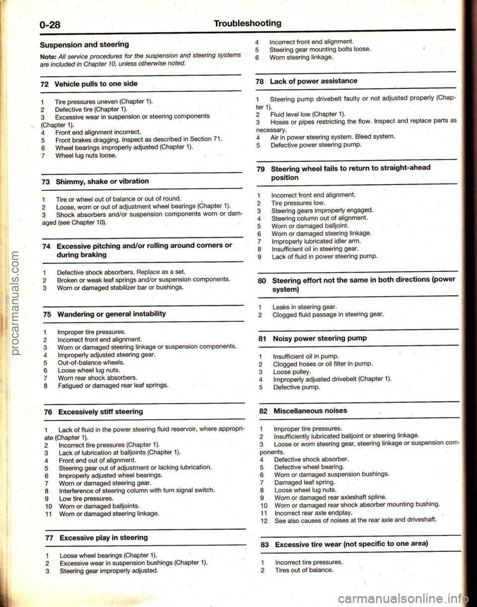 FORD MUSTANG 1994  Service Owners Manual procarmanuals.com 