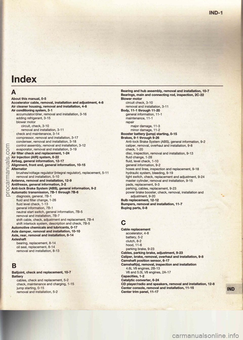 FORD MUSTANG 1994 Service Repair Manual procarmanuals.com FORD MUSTANG 1994 Service Repair Manual procarmanuals.com