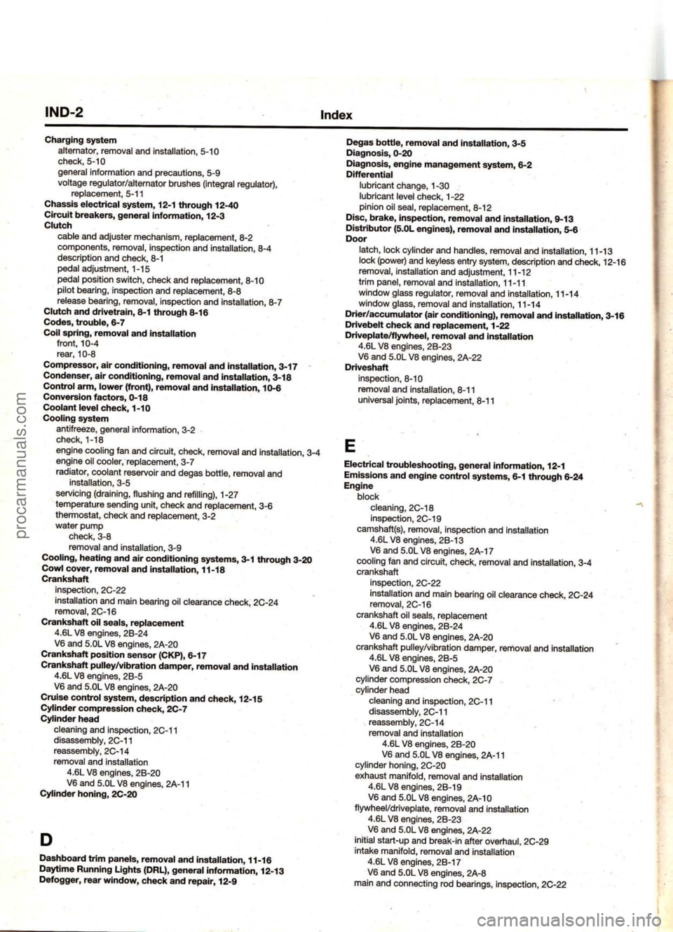 FORD MUSTANG 1994 Service Repair Manual procarmanuals.com FORD MUSTANG 1994 Service Repair Manual procarmanuals.com