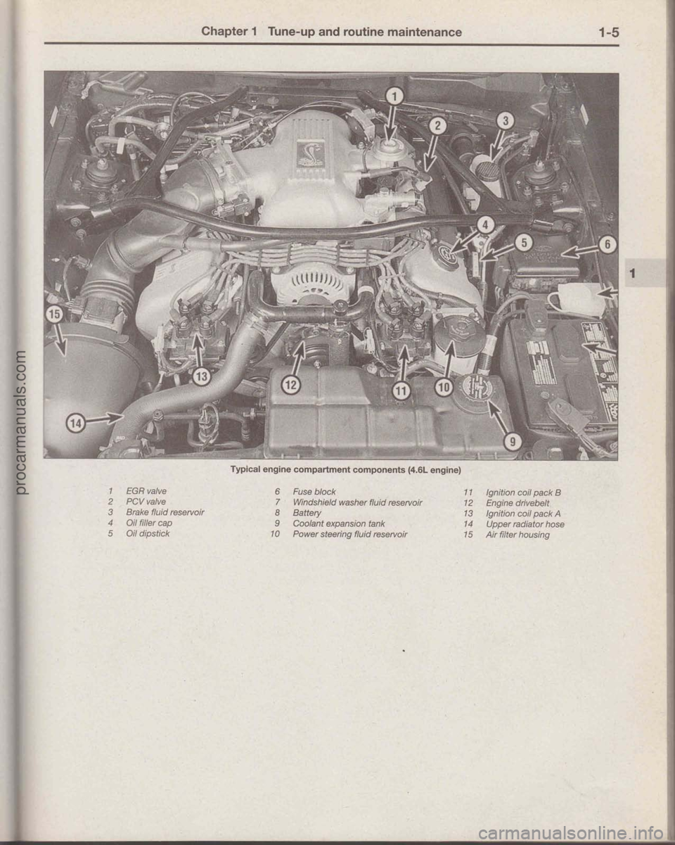 FORD MUSTANG 1994  Service Owners Guide procarmanuals.com 