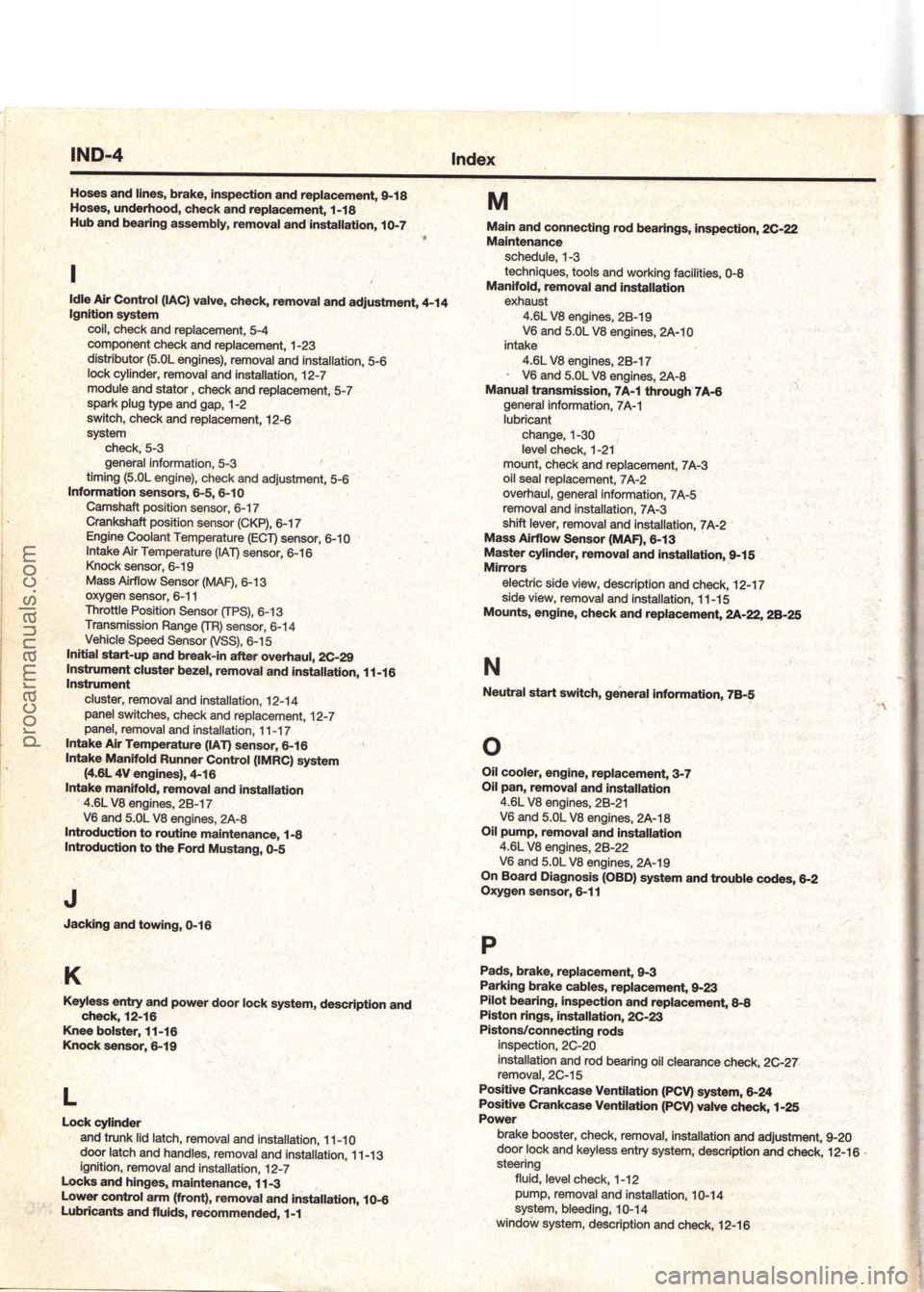 FORD MUSTANG 1994 Service Repair Manual procarmanuals.com FORD MUSTANG 1994 Service Repair Manual procarmanuals.com
