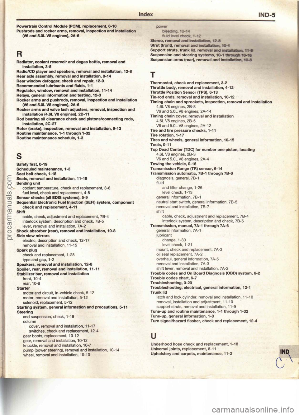 FORD MUSTANG 1994 Service Repair Manual procarmanuals.com FORD MUSTANG 1994 Service Repair Manual procarmanuals.com
