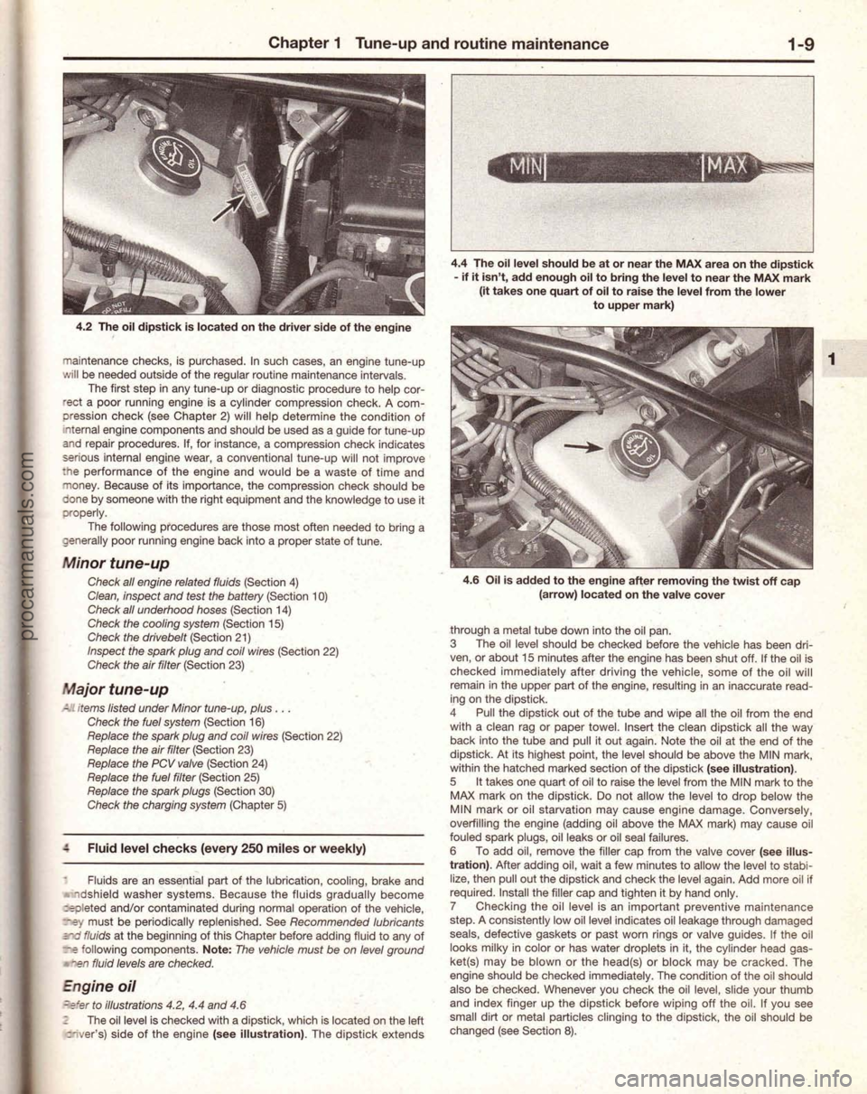 FORD MUSTANG 1994  Service Owners Guide procarmanuals.com 
