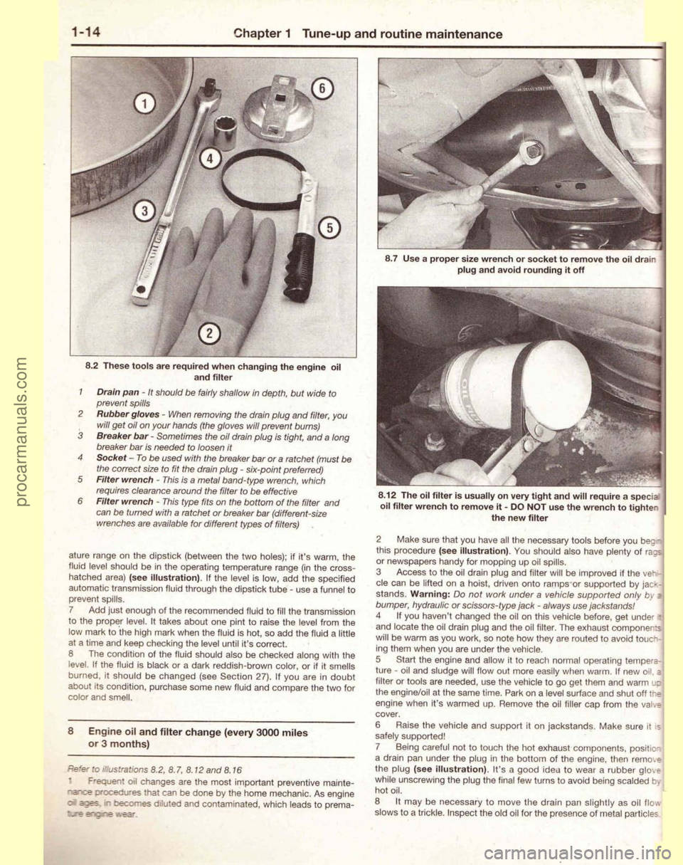 FORD MUSTANG 1994  Service Service Manual procarmanuals.com 