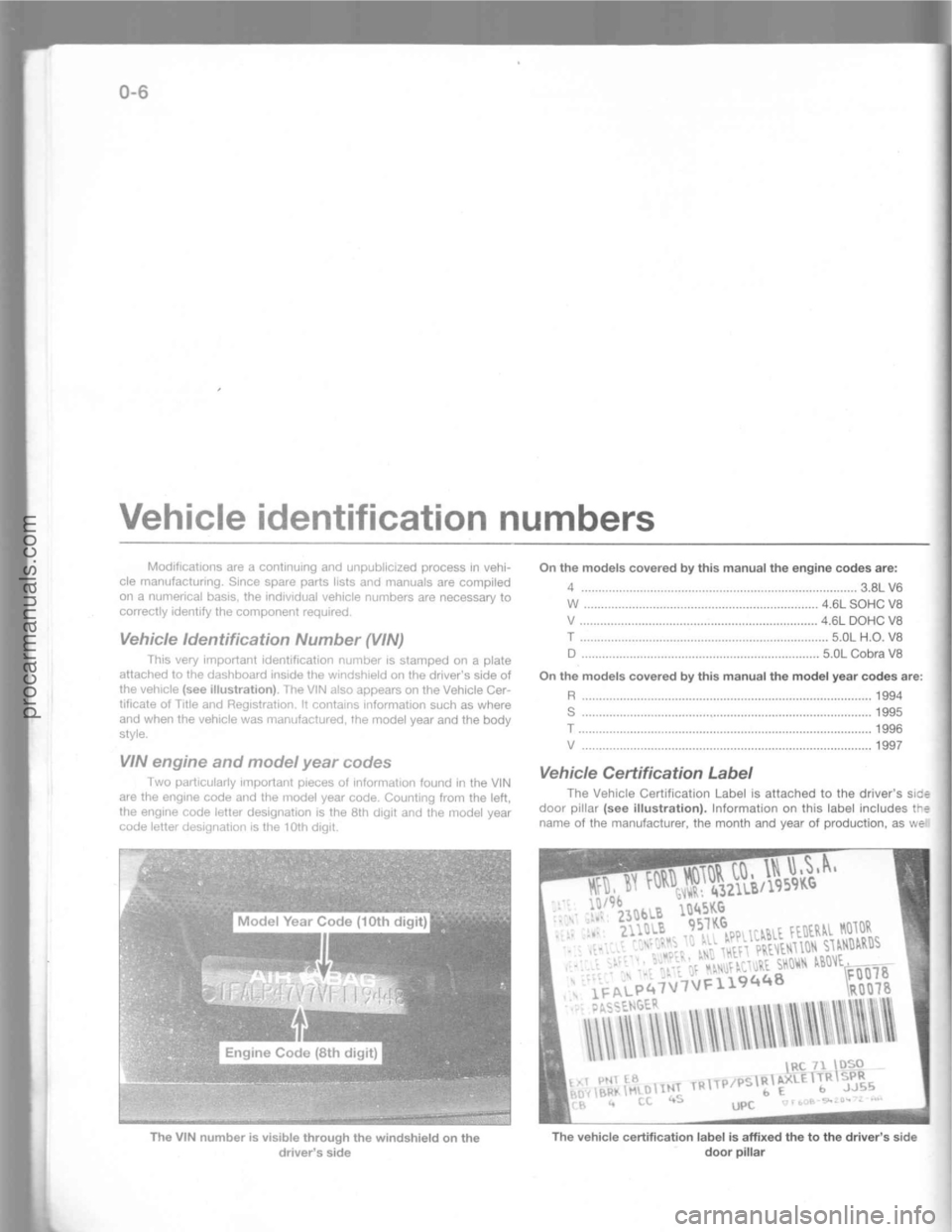 FORD MUSTANG 1994 Service Repair Manual procarmanuals.com FORD MUSTANG 1994 Service Repair Manual procarmanuals.com