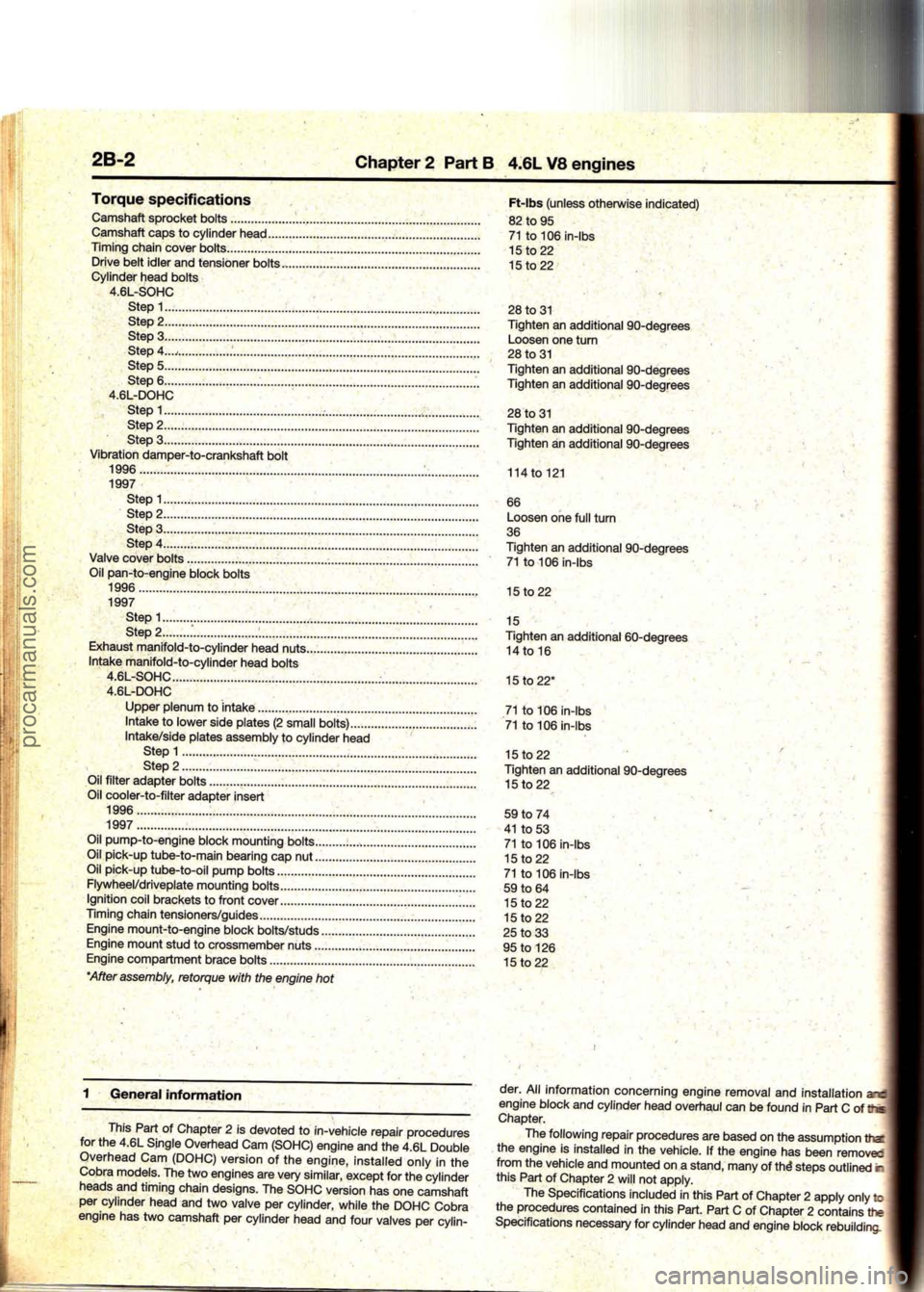 FORD MUSTANG 1994  Service Manual Online procarmanuals.com 