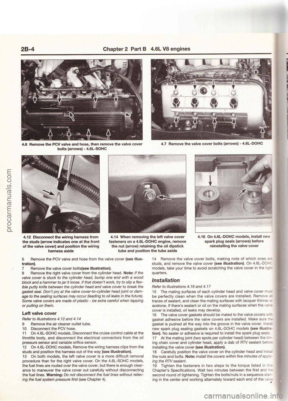 FORD MUSTANG 1994  Service Manual Online procarmanuals.com 