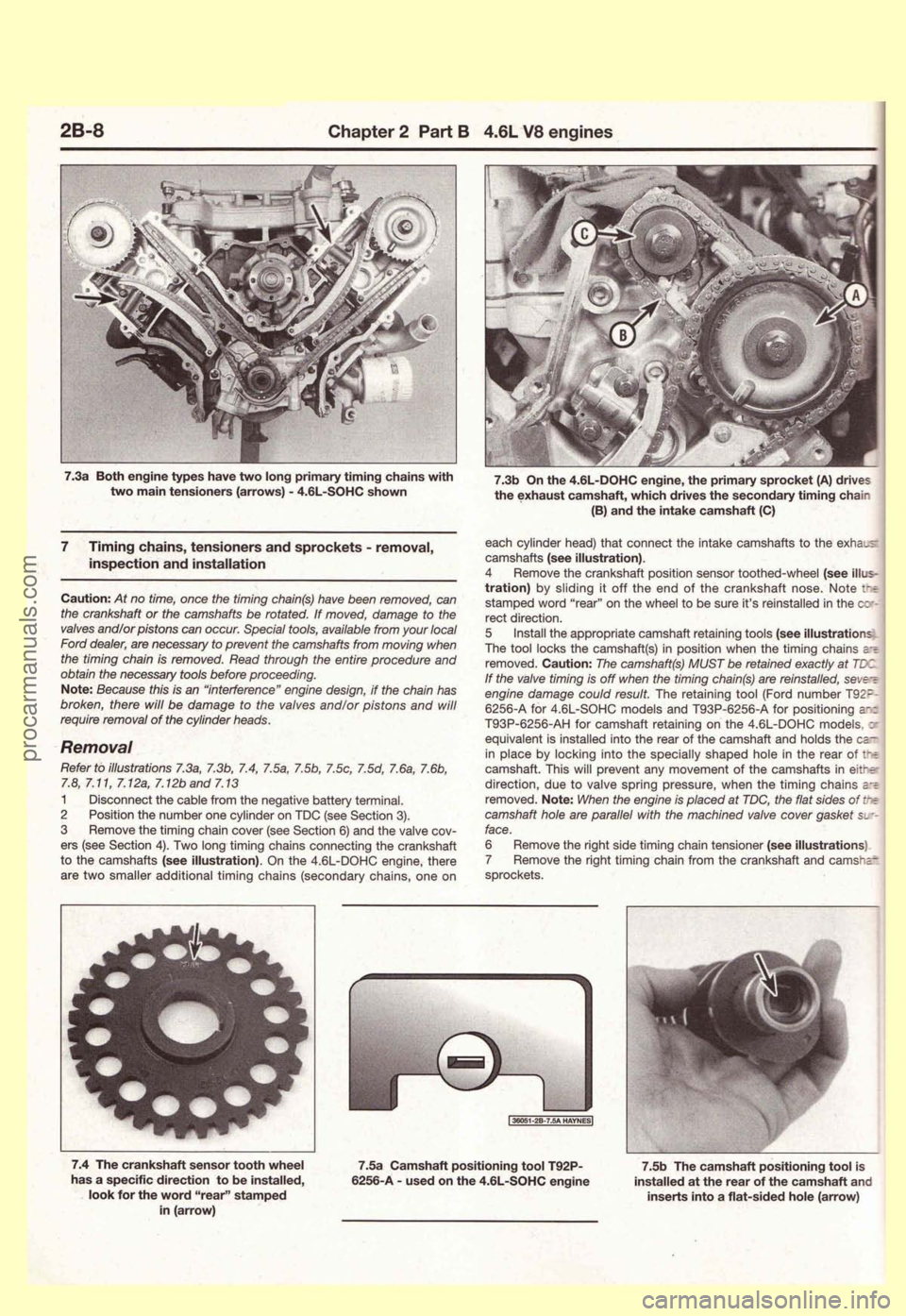 FORD MUSTANG 1994  Service Owners Manual procarmanuals.com 