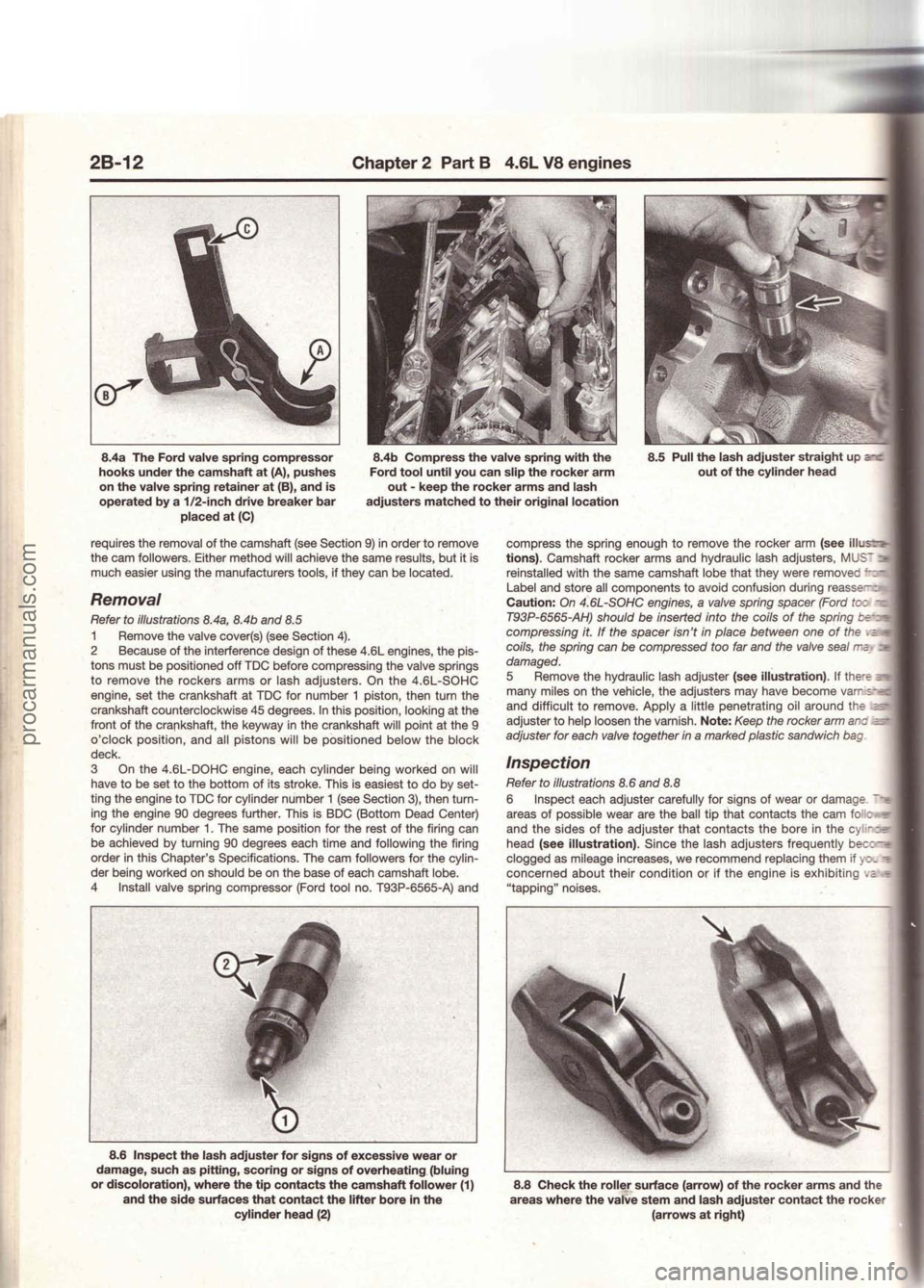 FORD MUSTANG 1994  Service Owners Manual procarmanuals.com 