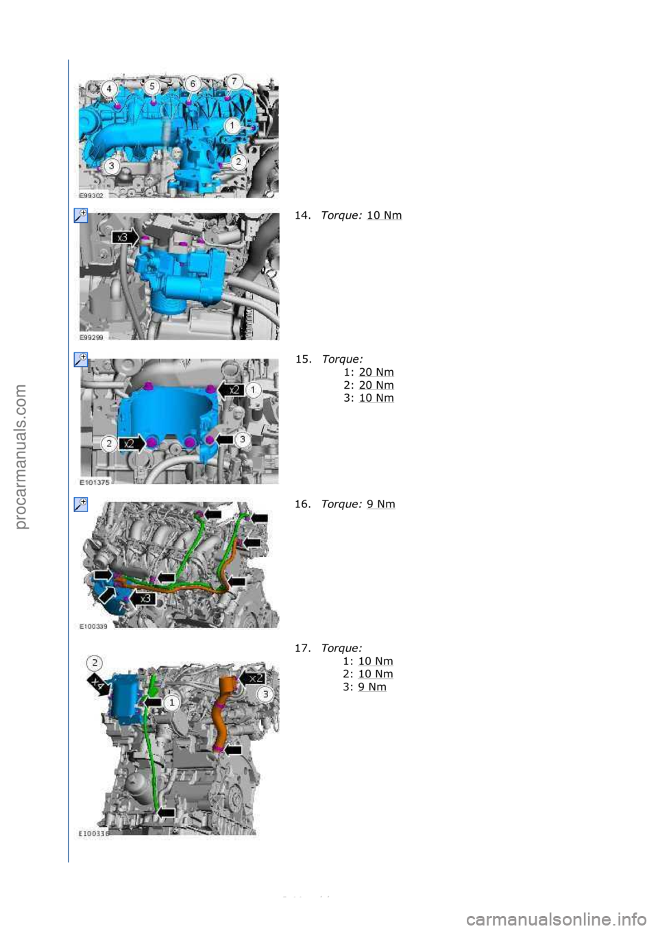 FORD S-MAX 2006  Service Repair Manual 14.Torque:\b 10\fNm\f
15. Torque:\b
1:\f20\fNm
\f
2:\f20\fNm
\f
3:\f10\fNm
\f
16. Torque:\b 9\fNm
\f
17. Torque:\b
1:\f10\fNm
\f
2:\f10\fNm
\f
3:\f9\fNm
\f
\f
\f\f
\f\f
\f\f
\f
Стр. 5 из  17
05.0