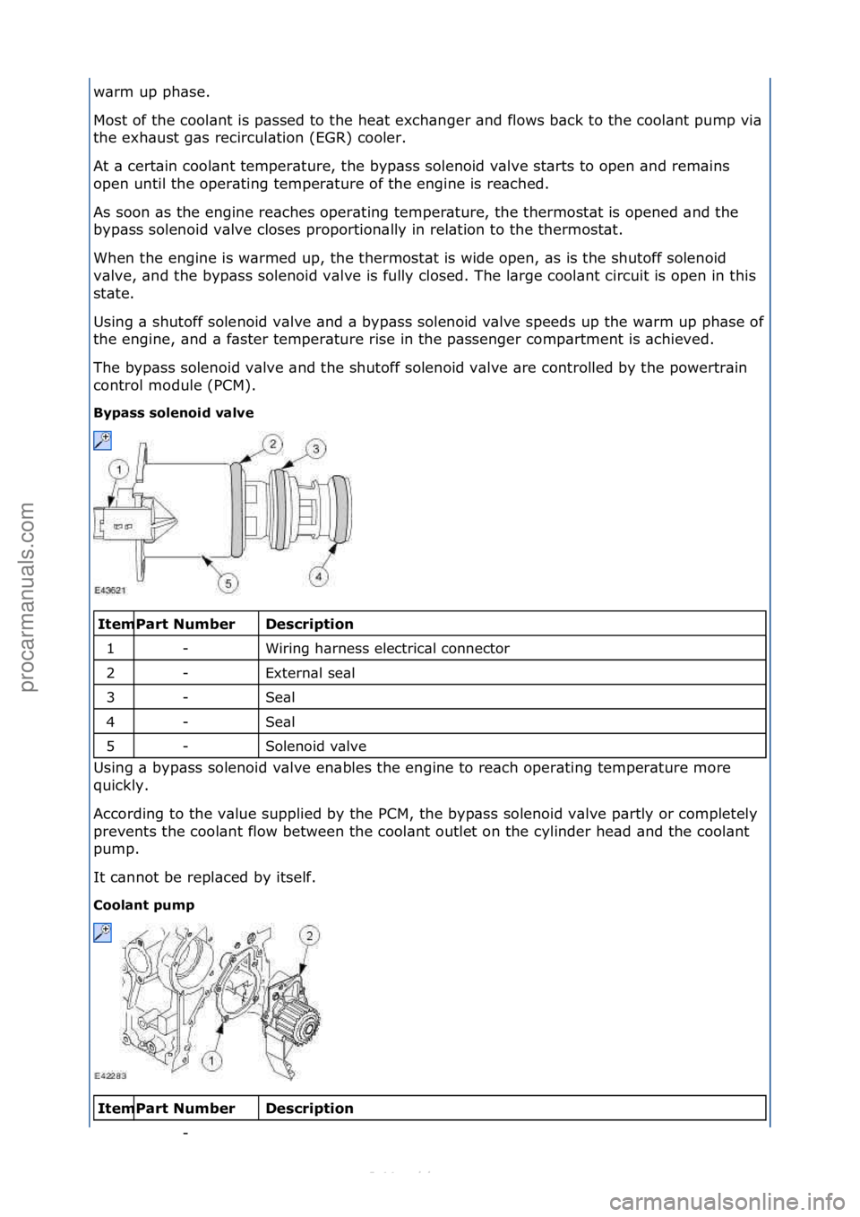 FORD S-MAX 2006  Service Repair Manual w\brm\fup\fph\bse.\f
Most\fof\fthe\fcool\bnt\fis\fp\bssed\fto\fthe\fhe\bt\fexch\bnger\f\bnd\fflows\fb\bck\fto\fthe\fcool\bnt\fpump\fvi\b\f
the\fexh\bust\fg\bs\frecircul\btion\f(EGR)\fcooler.\f
At\f\b\