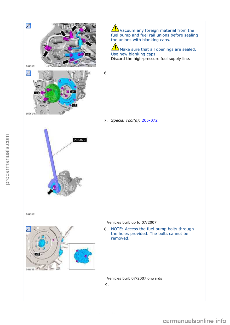 FORD S-MAX 2006  Service Repair Manual Vehicles\fbuilt\fup\fto\f07/2007\f
Vehicles\fbuilt\f07/2007\fonw\brds\fV\bcuum\f\bny\fforeign\fm\bteri\bl\ffrom\fthe\f
f u

el\fpump\f\bnd\ffuel\fr\bil\funions\fbefore\fse\bling\f
the\funions\fwith\fb