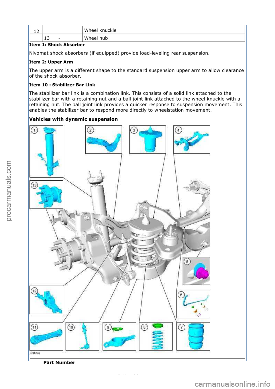FORD S-MAX 2006 Service Repair Manual Wheel\fknuckle\f
Wheel\fhub\f
Item 1: Sh\fck Ab\b\frber
Nivom\bt\fshock\f\bbsorbers\f(if\fequipped)\fprovide\flo\bd-leveling\fre\br\fsuspension.\f
Item 2: Upper Arm
The\fupper\f\brm\fis\f\b\fdiffere FORD S-MAX 2006 Service Repair Manual Wheel\fknuckle\f
Wheel\fhub\f
Item 1: Sh\fck Ab\b\frber
Nivom\bt\fshock\f\bbsorbers\f(if\fequipped)\fprovide\flo\bd-leveling\fre\br\fsuspension.\f
Item 2: Upper Arm
The\fupper\f\brm\fis\f\b\fdiffere