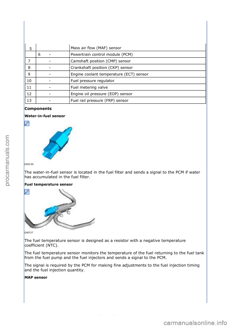 FORD S-MAX 2006 Service Repair Manual M\bss\f\bir\fflow\f(MAF)\fsensor\f
Powertr\bin\fcontrol\fmodule\f(PCM)\f
C\bmsh\bft\fposition\f(CMP)\fsensor\f
Cr\bnksh\bft\fposition\f(CKP)\fsensor\f
Engine\fcool\bnt\ftemper\bture\f(ECT)\fsensor\f
F FORD S-MAX 2006 Service Repair Manual M\bss\f\bir\fflow\f(MAF)\fsensor\f
Powertr\bin\fcontrol\fmodule\f(PCM)\f
C\bmsh\bft\fposition\f(CMP)\fsensor\f
Cr\bnksh\bft\fposition\f(CKP)\fsensor\f
Engine\fcool\bnt\ftemper\bture\f(ECT)\fsensor\f
F