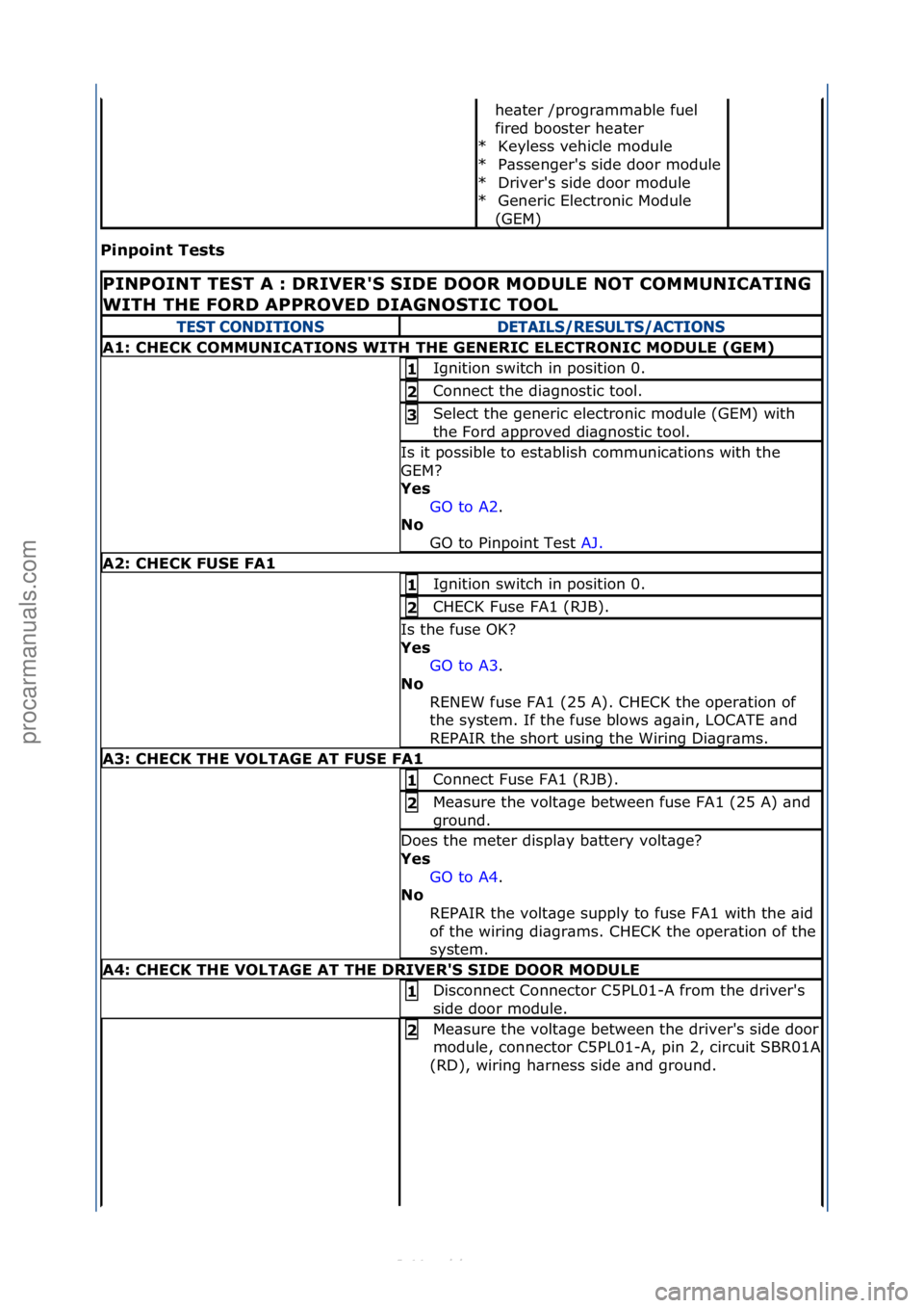 FORD S-MAX 2006 Service Repair Manual Pinpoint Tests
he\bter\f/progr\bmm\bble\ffuel\f
fired\fbooster\fhe\bter\fKeyless\fvehicle\fmodule\f
P\bssenger's\fside\fdoor\fmodule\f
Driver's\fside\fdoor\fmodule\f
Generic\fElectronic\fModu FORD S-MAX 2006 Service Repair Manual Pinpoint Tests
he\bter\f/progr\bmm\bble\ffuel\f
fired\fbooster\fhe\bter\fKeyless\fvehicle\fmodule\f
P\bssenger's\fside\fdoor\fmodule\f
Driver's\fside\fdoor\fmodule\f
Generic\fElectronic\fModu