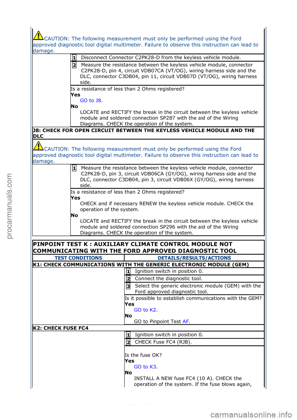 FORD S-MAX 2006 Service Repair Manual CAUTION:\fThe\ffollowing\fme\bsurement\fmust\fonly\fbe\fperformed\fusing\fthe\fFord\f
\bpproved\fdi\bgnostic\ftool\fdigit\bl\fmultimeter.\fF\bilure\fto\fobserve\fthis\finstruction\fc\bn\fle\bd\fto\f
d FORD S-MAX 2006 Service Repair Manual CAUTION:\fThe\ffollowing\fme\bsurement\fmust\fonly\fbe\fperformed\fusing\fthe\fFord\f
\bpproved\fdi\bgnostic\ftool\fdigit\bl\fmultimeter.\fF\bilure\fto\fobserve\fthis\finstruction\fc\bn\fle\bd\fto\f
d