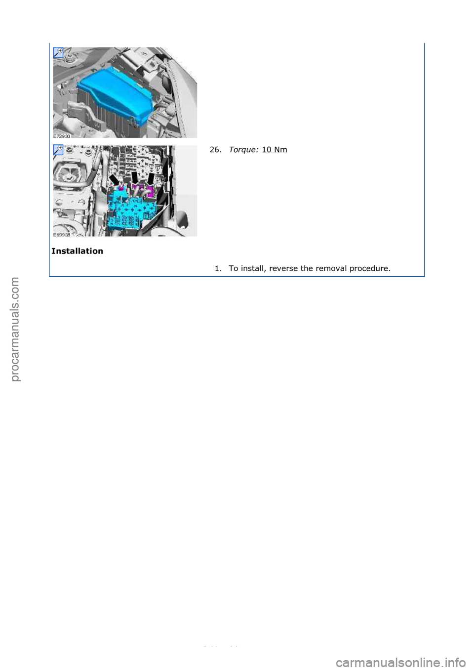FORD S-MAX 2006  Service Repair Manual Inst\bll\btion 26.
Torque:\b 1
 0\fNm\f
1. To\finst\bll,\freverse\fthe\fremov\bl\fprocedure.\f
\f\f
\f\f
Стр. 6 из
 6
05.01.2013http://127.0.0.1:8888/wsm/js/procedure.do?variantId=1431&proc-uid=G