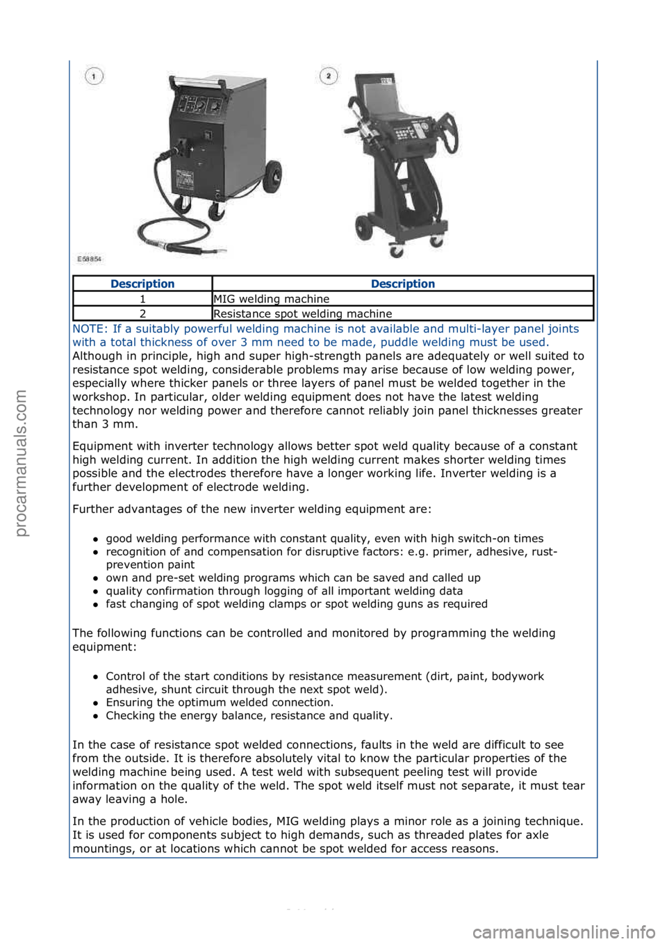 FORD S-MAX 2006  Service Repair Manual NOTE:\fIf\f\b\fsuit\bbly\fpowerful\fwelding\fm\bchine\fis\fnot\f\bv\bil\bble\f\bnd\fmulti-l\byer\fp\bnel\fjoints\f
with\f\b\ftot\bl\fthickness\fof\fover\f3\fmm\fneed\fto\fbe\fm\bde,\fpuddle\fwelding\f