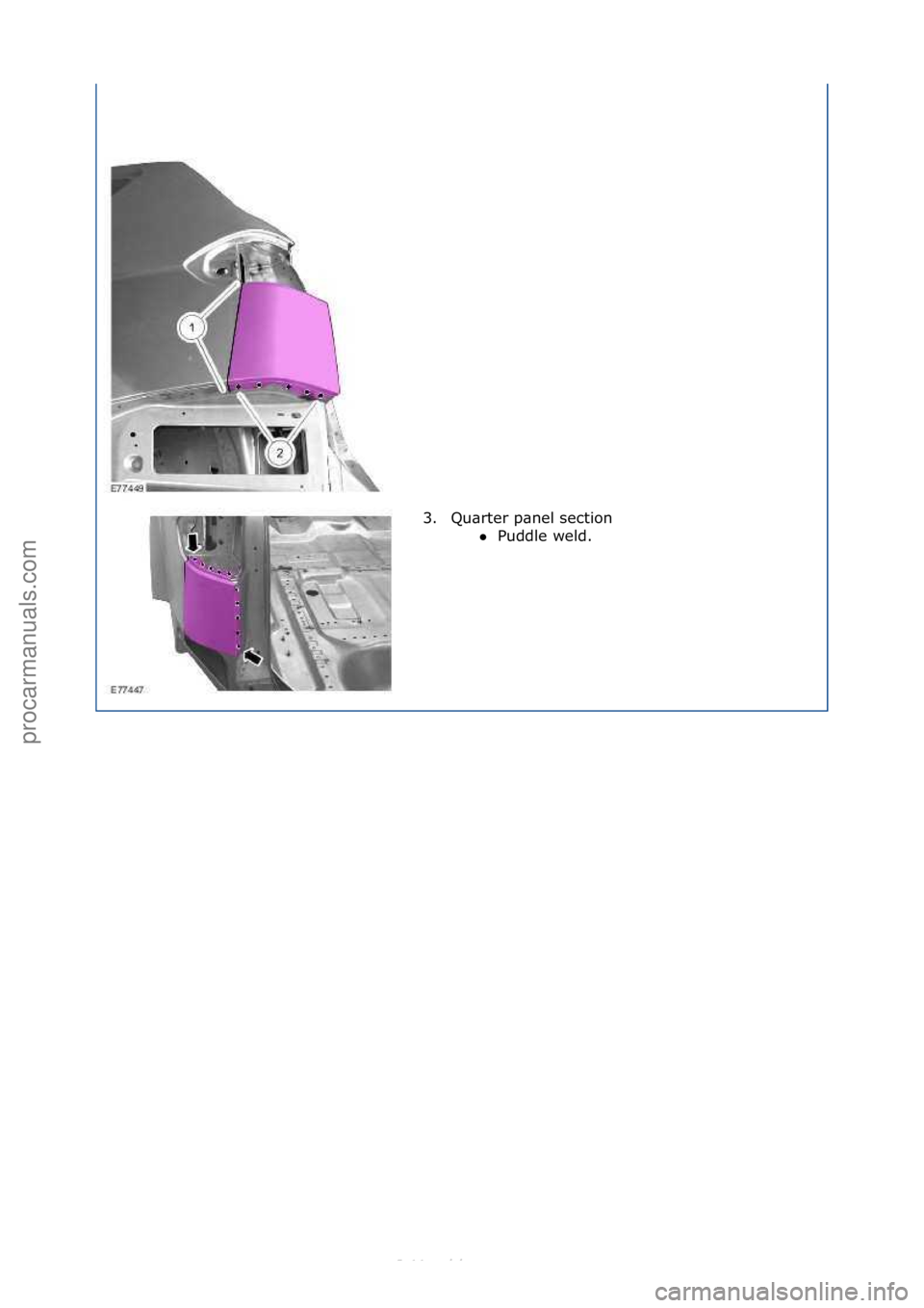 FORD S-MAX 2006  Service Repair Manual 3. Qu\brter\fp\bnel\fsection\fPuddle\fweld.\f
\f
\f\f
Стр. 3 из 3
06.01.2013http://127.0.0.1:8888/wsm/js/procedure.do?variantId=1431&proc-uid=G873707&gui...procarmanuals.com  
http://vnx.su  