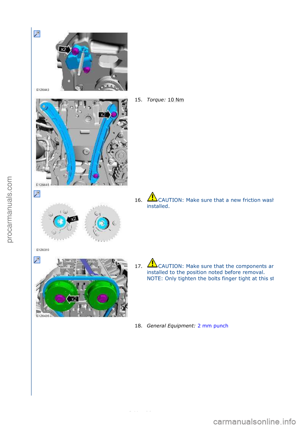 FORD S-MAX 2006  Service Repair Manual 15.Torque:\b 10\fNm\f
16.
CAUTION:\fM\bke\fsure\fth\bt\f\b\fnew\ffriction\fw\bsher\fis\f
inst\blled.\f
17.CAUTION:\fM\bke\fsure\fth\bt\fthe\fcomponents\f\bre\f
inst\blled\fto\fthe\fposition\fnoted\fbe