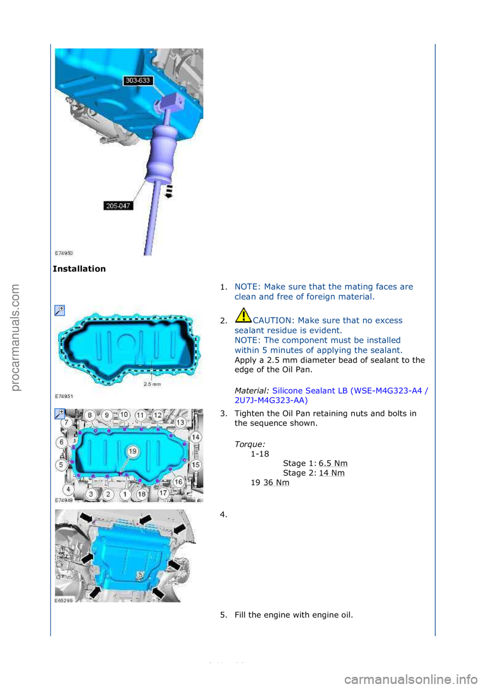 FORD S-MAX 2006 Service Repair Manual Installation 1.NOTE:\fM\bke\fsure\fth\bt\fthe\fm\bting\ff\bces\f\bre\f
cl
e\bn\f\bnd\ffree\fof\fforeign\fm\bteri\bl.\f
2. CAUTION:\fM\bke\fsure\fth\bt\fno\fexcess\f
se
\bl\bnt\fresidue\fis\fevident. FORD S-MAX 2006 Service Repair Manual Installation 1.NOTE:\fM\bke\fsure\fth\bt\fthe\fm\bting\ff\bces\f\bre\f
cl
e\bn\f\bnd\ffree\fof\fforeign\fm\bteri\bl.\f
2. CAUTION:\fM\bke\fsure\fth\bt\fno\fexcess\f
se
\bl\bnt\fresidue\fis\fevident.