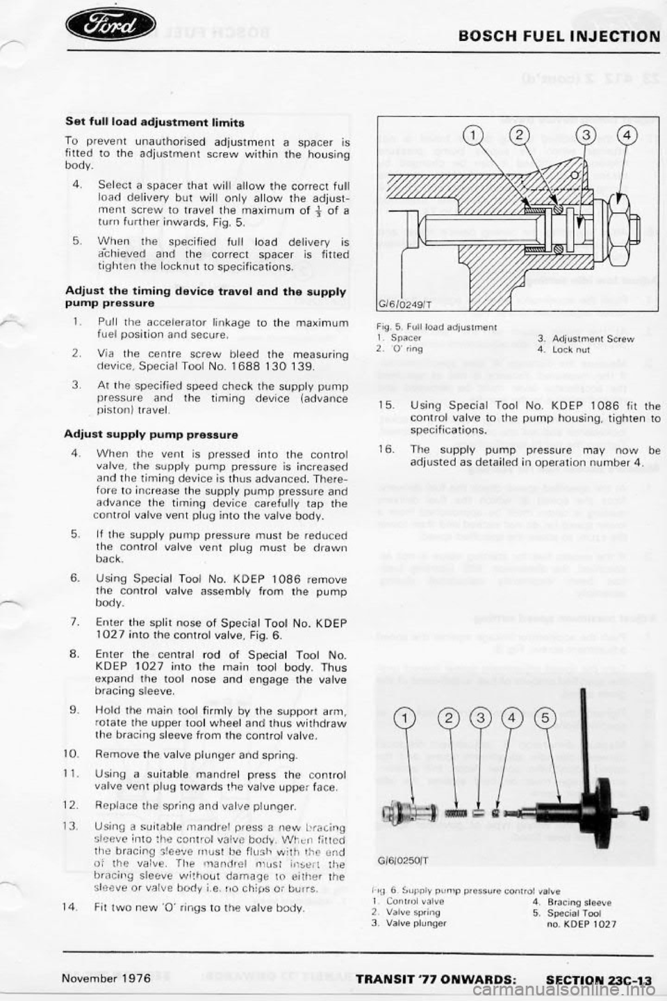 FORD TRANSIT 1978  Service Repair Manual 