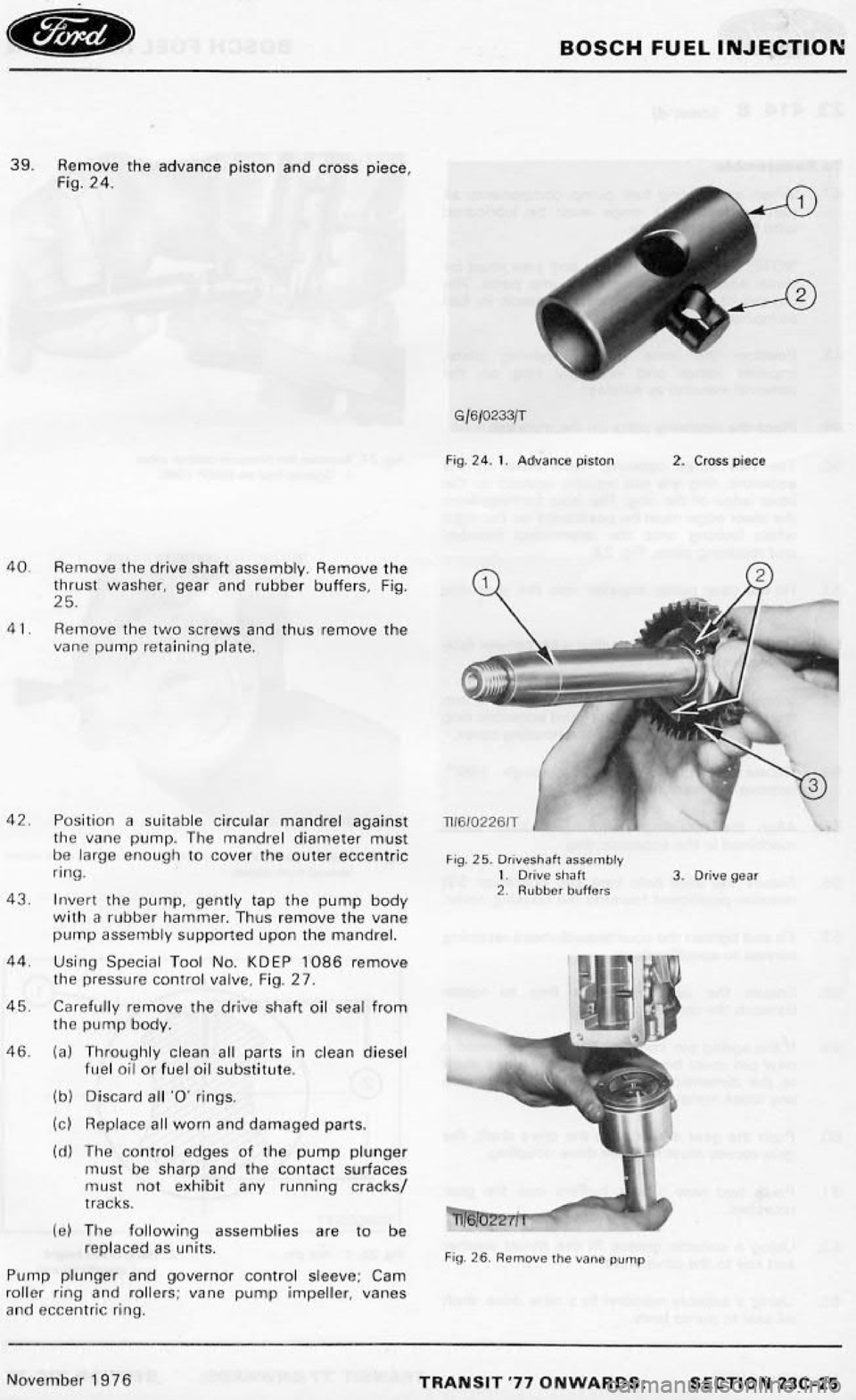 FORD TRANSIT 1978  Service Repair Manual 